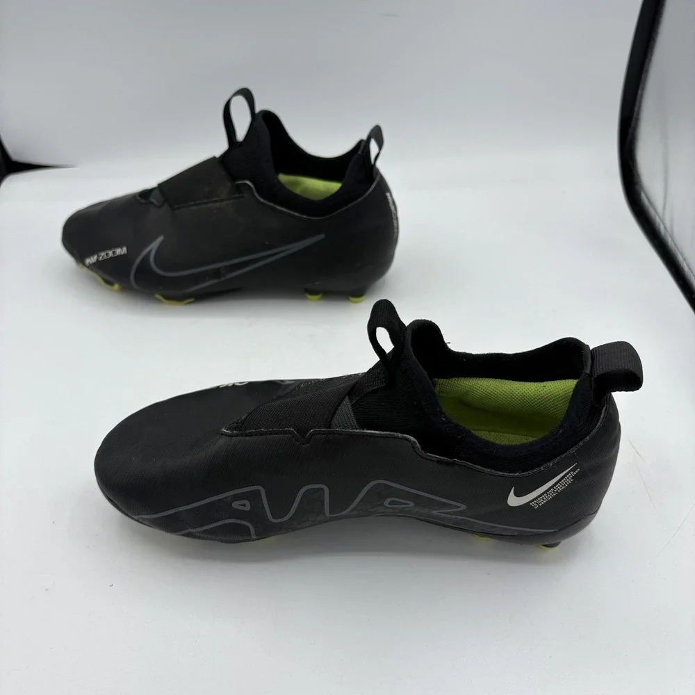 Nike Jr Air Zoom Mercurial Soccer Shoes Youth 5.5 Y Black FG Cleats Futbol Boots